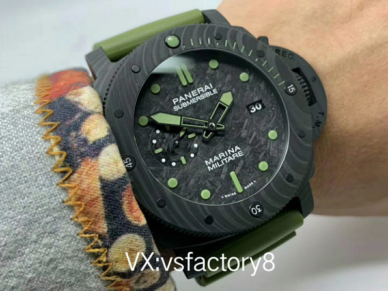 VS廠碳纖維沛納海pam961潛行系列復(fù)刻表工藝細(xì)節(jié)做工是天花板級(jí)別嗎